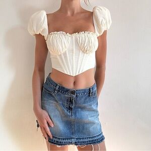 Revolve LPA Claudette Top in Ivory XS